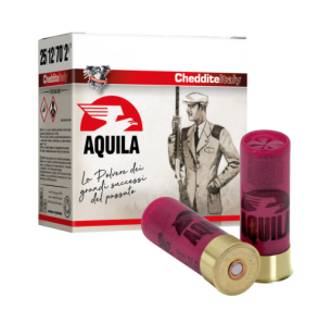 Aquila No. 7 1/2 – 12 Gauge – 70 mm – 28g – Hunting Cartridge with Concentrator for Small Game & Clay Shooting 