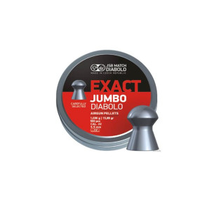 JSB Exact Jumbo Diabolo 5.5 mm – 500 бр / 1.030 g (15.89 gr) – Куполовидни чашки за точна стрелба и лов JSB Exact Jumbo Diabolo 5.5 mm – 500 бр / 1.030 g (15.89 gr) – Куполовидни чашки за точна стрелба и лов
