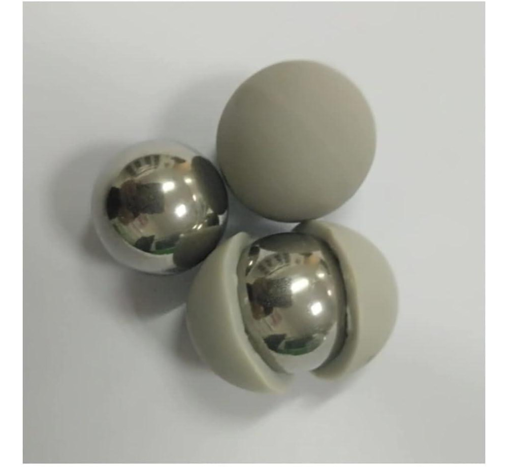 Стоманени топчета с гумено покритие Home Defence Cal.68 – Бели, 10.5g, 20 броя