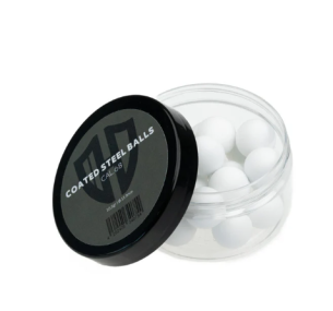 Стоманени топчета с гумено покритие Home Defence Cal.68 – Бели, 10.5g, 20 броя