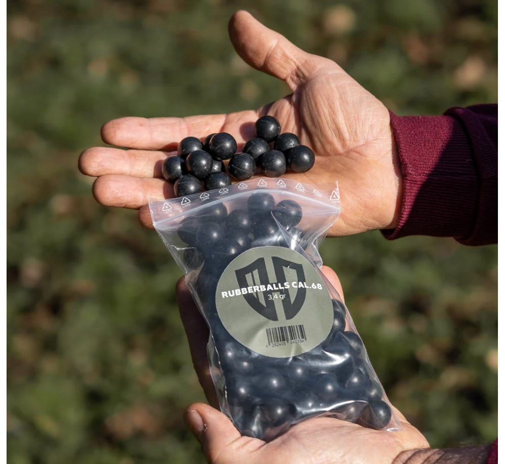 Гумени топчета Home Defence Rubberballs Cal. .68 3.4 г 100 бр. за HDS68 HDX68 SG68 Гумени топчета Home Defence Rubberballs Cal. .68 3.4 г 100 бр. за HDS68 HDX68 SG68