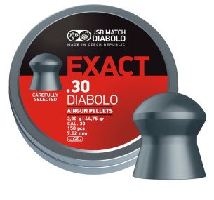 JSB Exact Diabolo .30 (7,62 мм) – 150 бр / 2,900 g (44,75 gr) – чашки за PCP