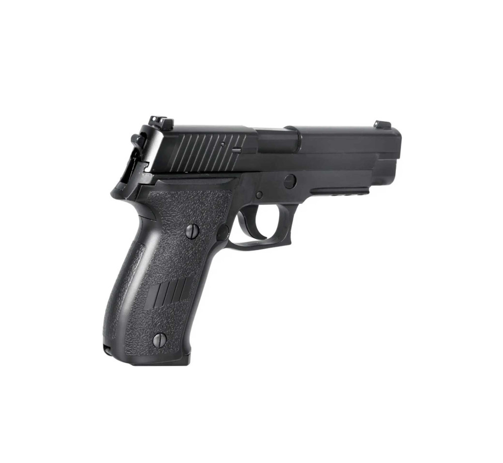 Еърсофт пистолет HFC HG-175B-C Metal Black 6mm, зелен газ, Blowback, 21 заряда