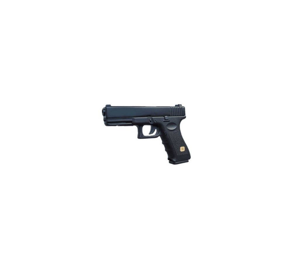 Еърсофт пистолет HFC HG-185ASB-C Half Metal 6mm, Blowback, Green Gas, 25 заряда
