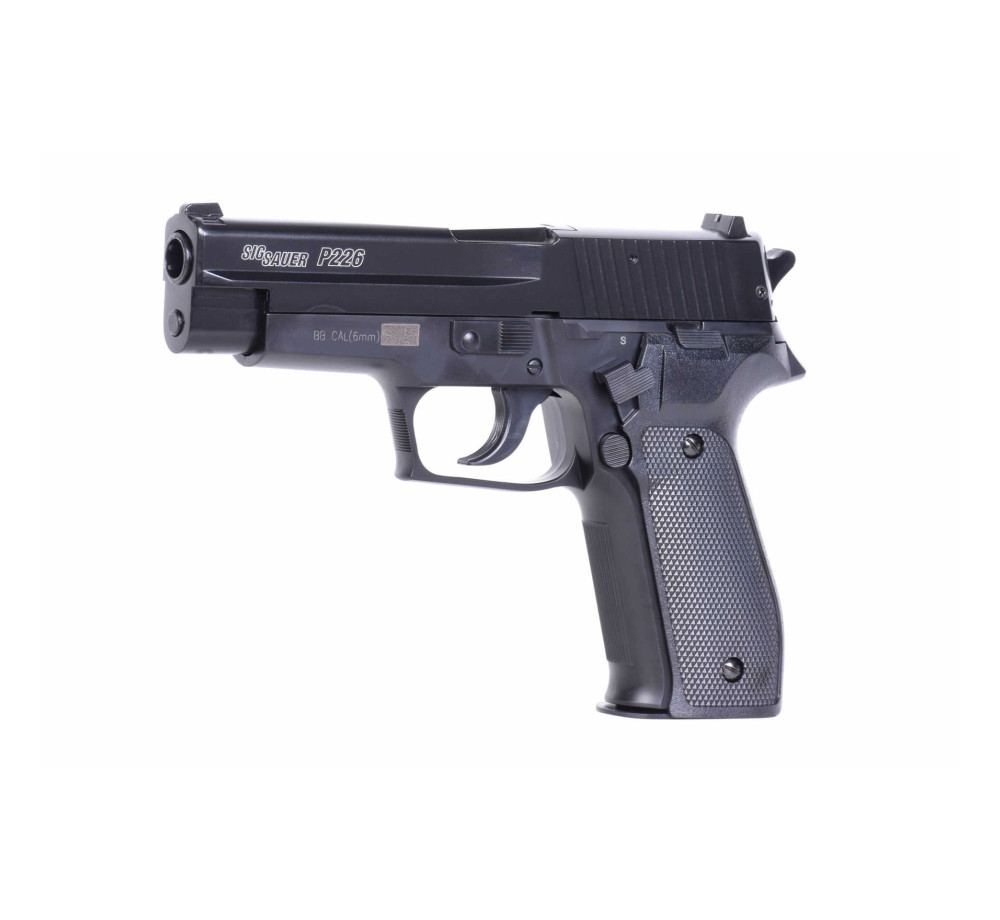 Еърсофт пистолет Sig Sauer P226 6mm Spring – 12 заряда, метален плъзгач, 0.5J