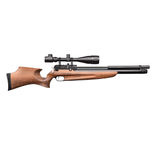 Kral Arms PCP Puncher Pro Silent 5.5 мм – въздушна пушка с орехов приклад