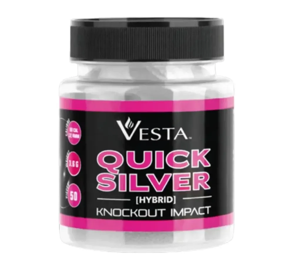 Боеприпаси Vesta QuickSilver .50 cal 3.80 g – Knock-Out Impact