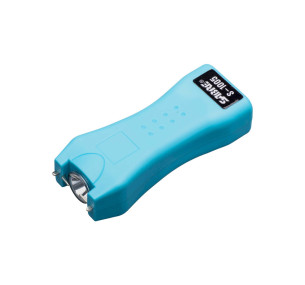 Sabre Turquoise 120lum Stun Gun with Flashlight – 1.600 µC Power 
