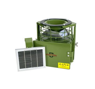 Автоматична метална хранилка HUNTERA FeedPro M2 12V със соларен панел 