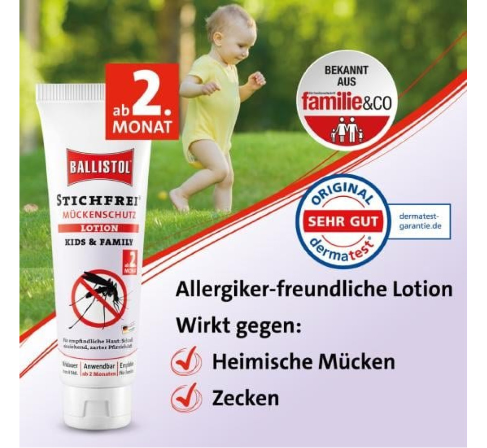 Репелент BALLISTOL Sting-Free Kids and Family 30 ml за деца и семейство