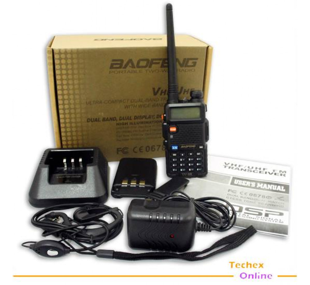 Професионална двубандова радиостанция Baofeng UV-5R