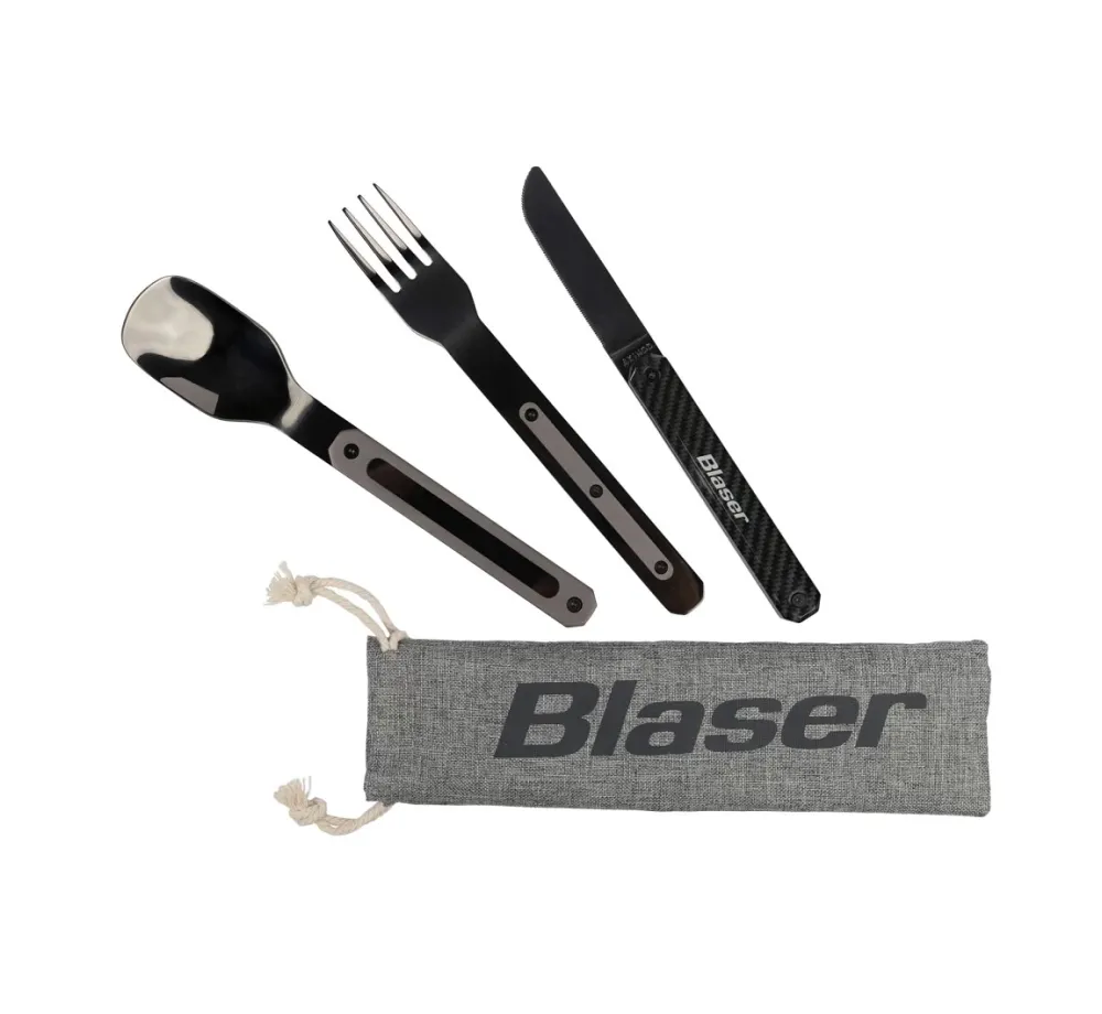 Комплект прибори за хранене Blaser Carbon 80412382 – магнитен, 3 части Комплект прибори за хранене Blaser Carbon 80412382 – магнитен, 3 части