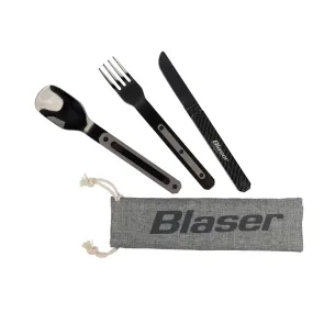 Blaser Cutlery Set Carbon 80412382 – Magnetic, 3-Piece