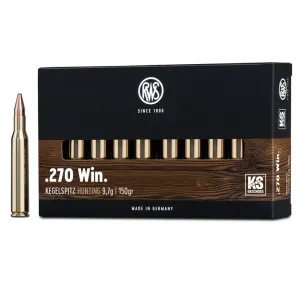 Патрони RWS .270 Win. KS Kegelspitz 150 gr – 2117282 Патрони RWS .270 Win. KS Kegelspitz 150 gr – 2117282