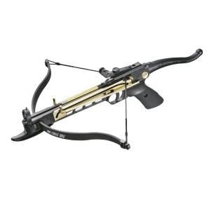 Man Kung MK-80A4AL 80 lbs 160 fps Self Cocking Crossbow Black