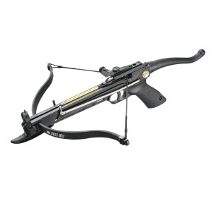 Man Kung MK-80A4PL 80 lbs 160 fps Small Size Crossbow Black 