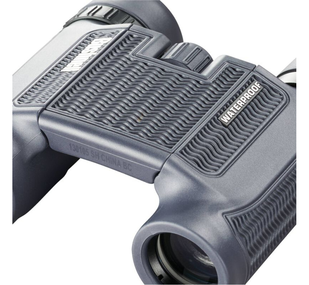 Binoclu Bushnell H2O 10x25 – compact, impermeabil IPX7, prisme BaK-4, roof