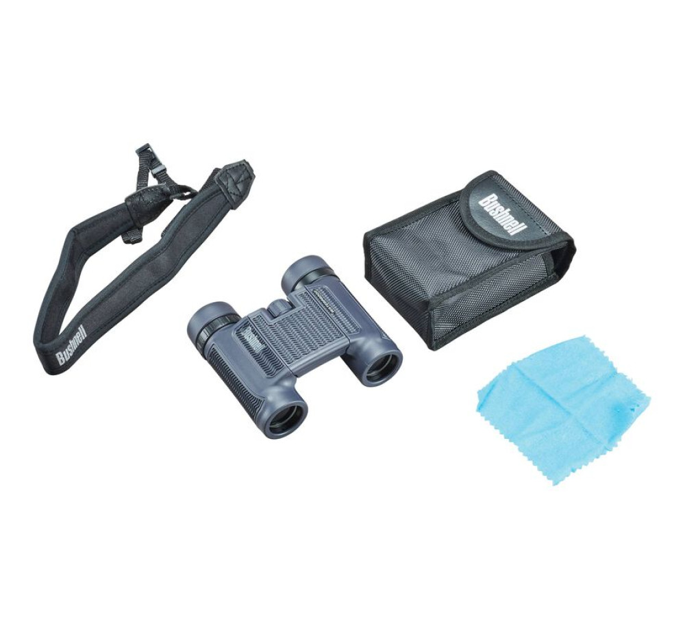Binoclu Bushnell H2O 10x25 – compact, impermeabil IPX7, prisme BaK-4, roof