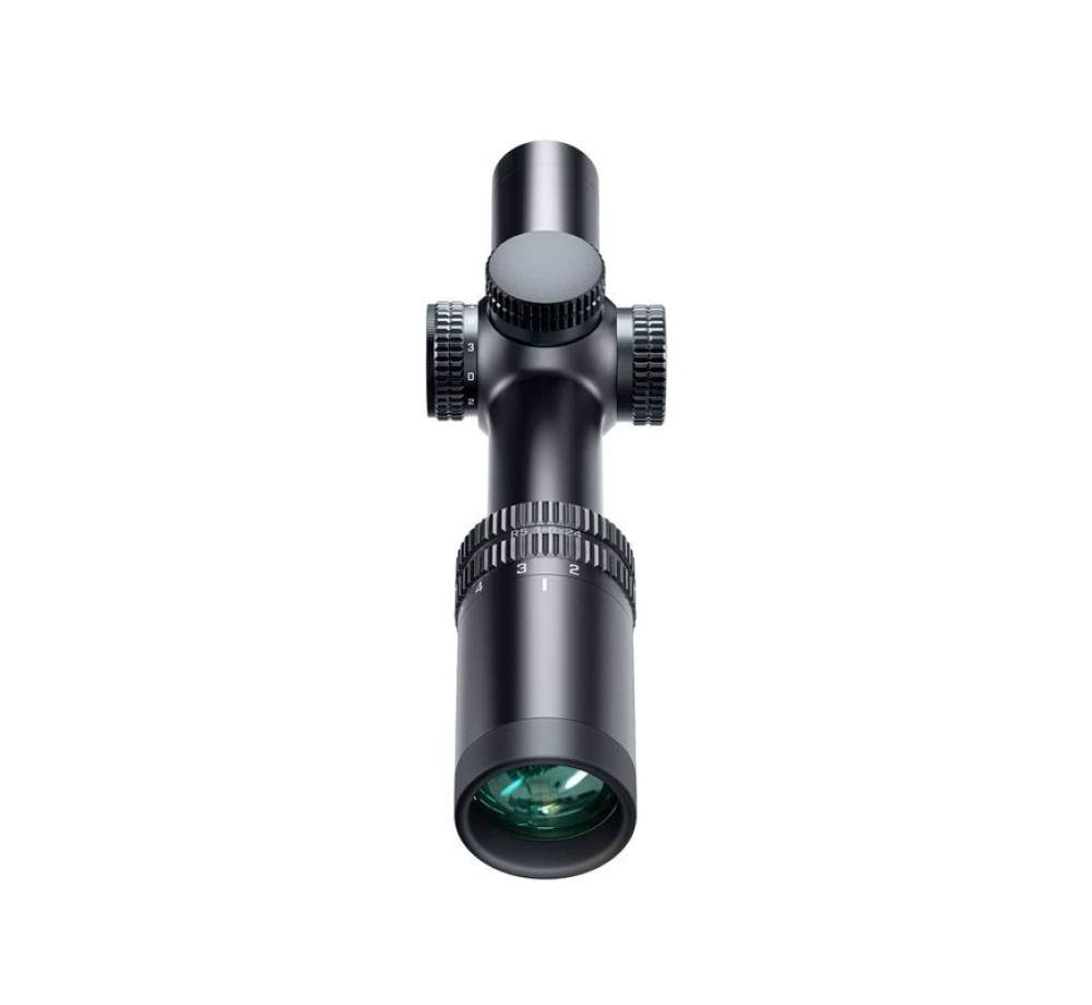 Оптика Bushnell R5 1-6x24 Illuminated DD2-QA EXO (R5-1624S26) – 30 мм тръба, IPX7 и широка картина за гонка