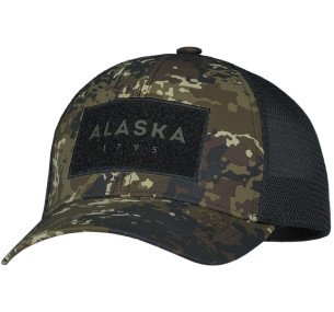Alaska Trucker Cap Black Forest – Camouflage Hunting Cap, Breathable & Adjustable 
