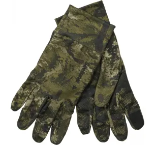 Ръкавици Seeland Grip Camo – InVis MPC Green, еластични с противохлъзгаща длан и touch-screen 