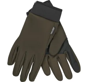 Seeland Target Gloves – Pine Green, wind resistant & breathable hunting gloves with touchscreen tips