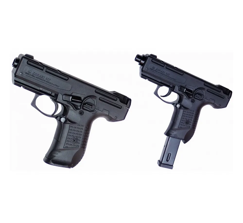 Газов пистолет Zoraki 925 Auto Lux 9mm P.A.K. – комплект с 2 пълнителя (16+1 и 25+1)