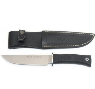 Muela ELK-14G Hunting Knife – 148 mm X50CrMoV15 Steel Blade, Polymer Handle, Leather Sheath