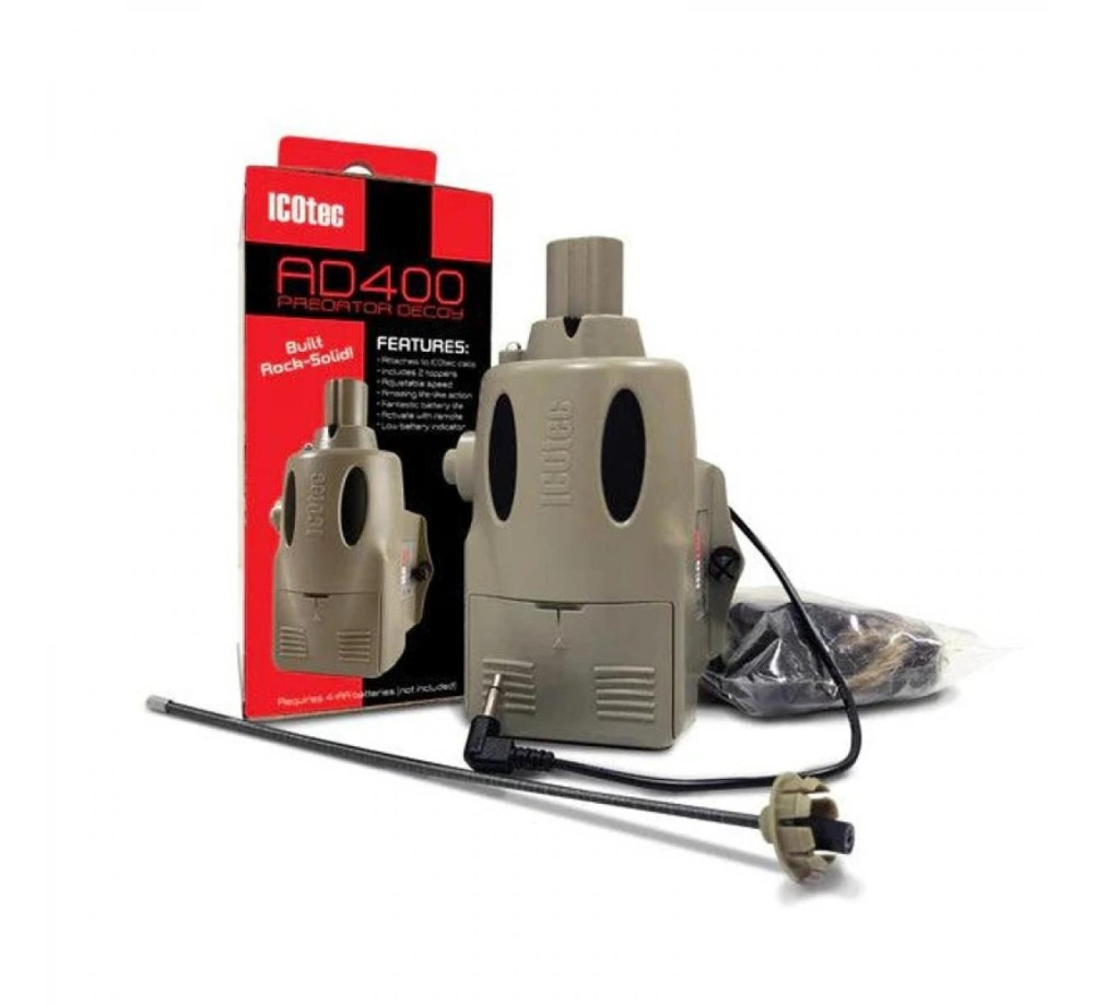 Примамка за хищници ICOtec Nomad+ с Bluetooth, GCX+ дистанционно и движеща примамка AD400 (165 звука) Примамка за хищници ICOtec Nomad+ с Bluetooth, GCX+ дистанционно и движеща примамка AD400 (165 звука)
