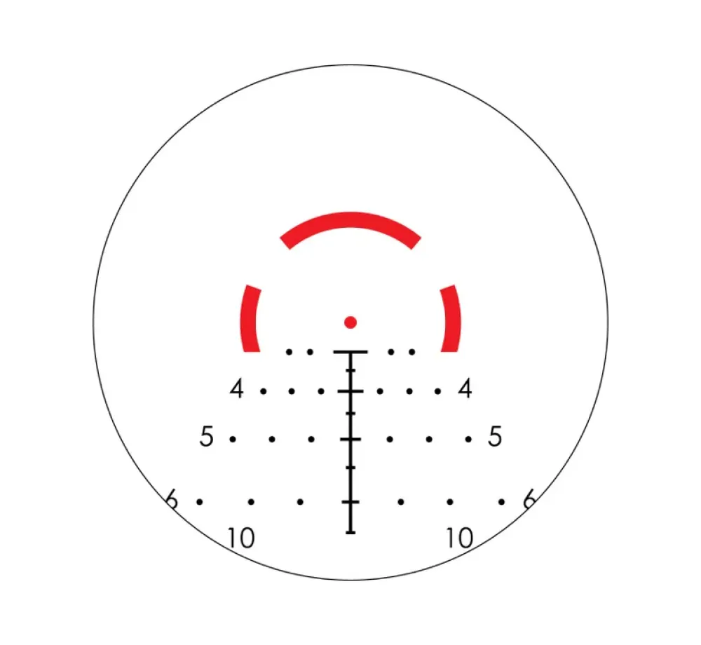 Lunetă Vortex Strike Eagle 1-8x24 SE-1824-2 AR-BDC3 (MOA) – tactică pentru platforme AR