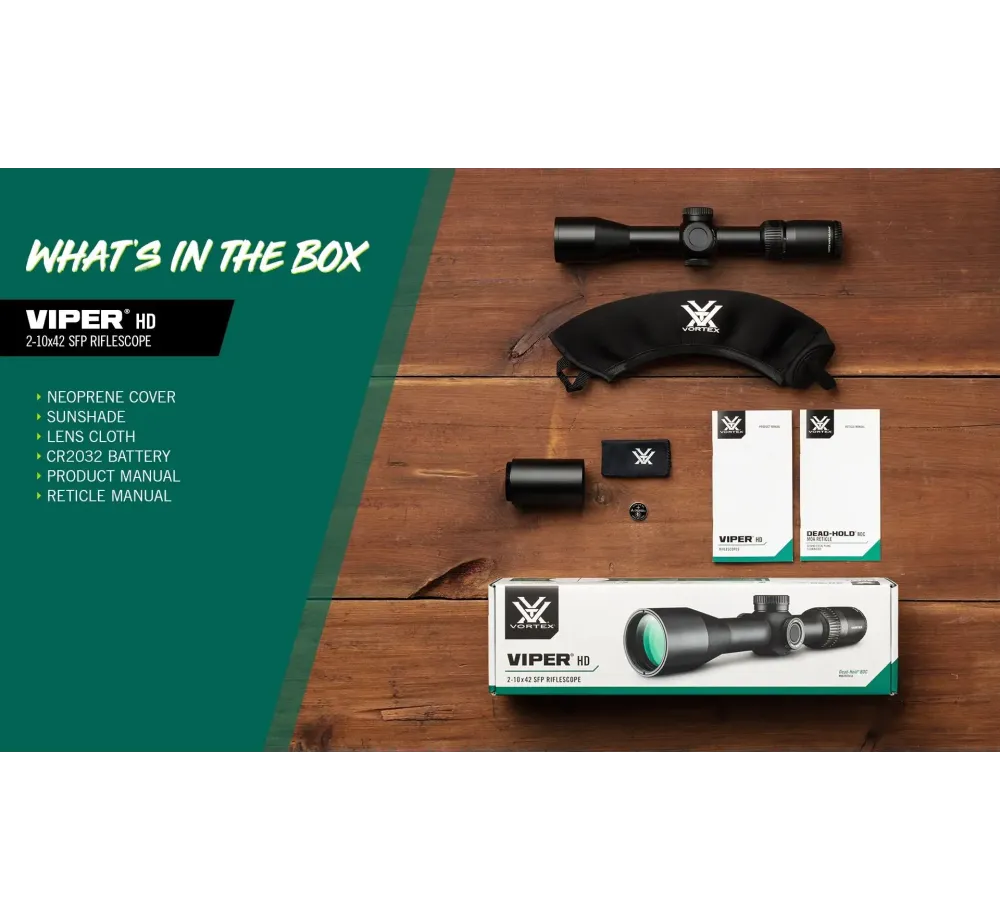 Ловна оптика Vortex Viper HD 2-10x42 VPR-21001 – SFP BDC