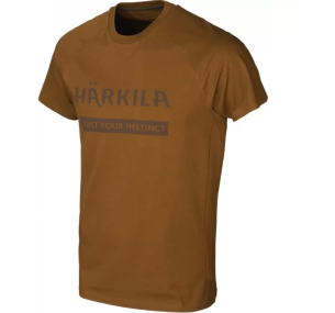 Тениска Harkila - Logo, В Цвят Rustique clay 